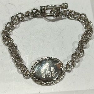 Hologram Sterling Silver Bracelet